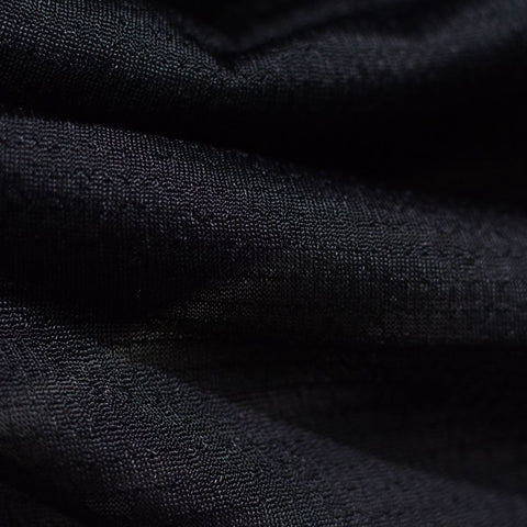Black Marl Crepe, Polyester, 142 gsm