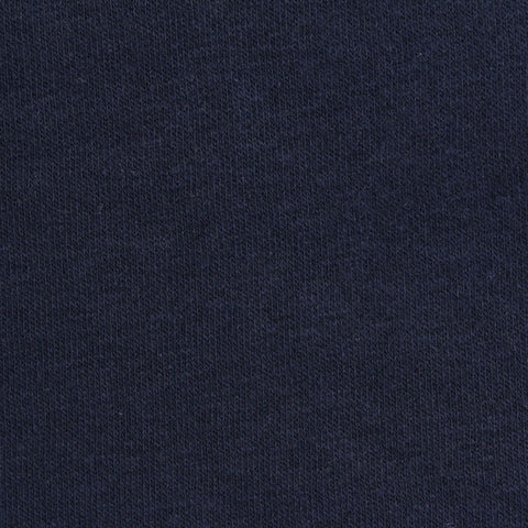 Cotton Polyester French Terry Fabric, 288 gsm, 170 cm — Navy
