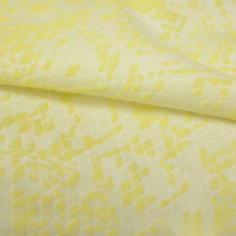 Yellow Tone-on-Tone Jacquard, Polyester