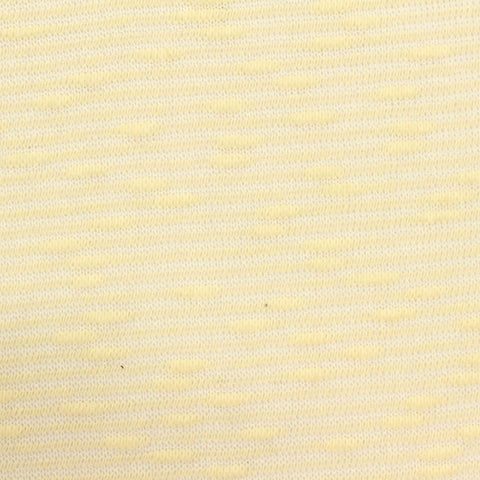 Cotton Polyester Stretch Chunky Knit Fabric, 150 gsm, 150 cm — Yellow