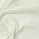 Tencel Lyocell Acetate Stretch Rib Knit Fabric, 215 gsm, 160 cm — Beige — photo 3