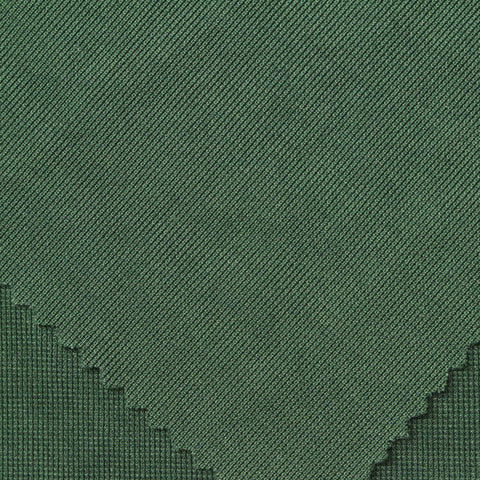 Dark Green Ribbed Rib Knit, Polyester