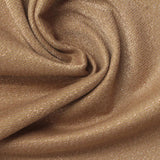 Polyester Metallic Stretch Ponte Knit Fabric, 230 gsm, 167 cm — Beige — photo 3