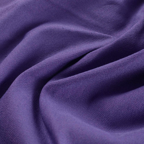 Viscose Nylon Stretch Bengaline Fabric, 287 gsm, 147 cm — Blue