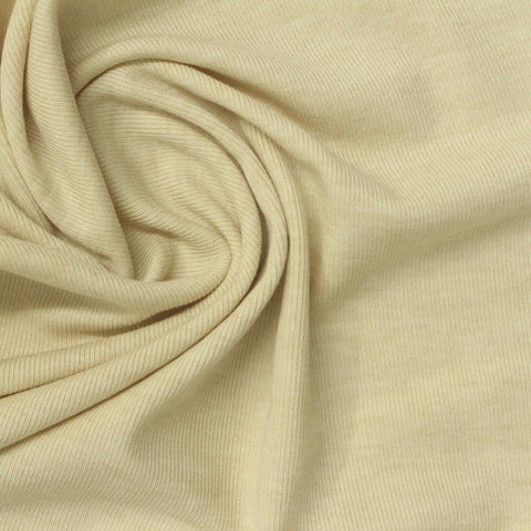 Tencel Lyocell Acrylic Blend Stretch Rib Knit Fabric, 190 gsm, 160 cm — Khaki, ref EF-270771