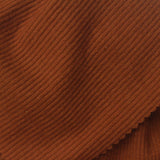 Polyester Viscose Stretch Rib Knit Fabric, 205 gsm, 140 cm — Brown — photo 3