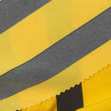 Yellow Vertical-Stripe Woven, Polyester — photo 3