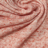 Pink Marl Jersey Knit, Poly-Linen — photo 3