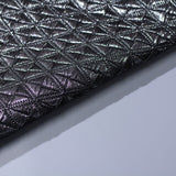 Black Geometric-Square Jacquard, Poly-Cotton — photo 3