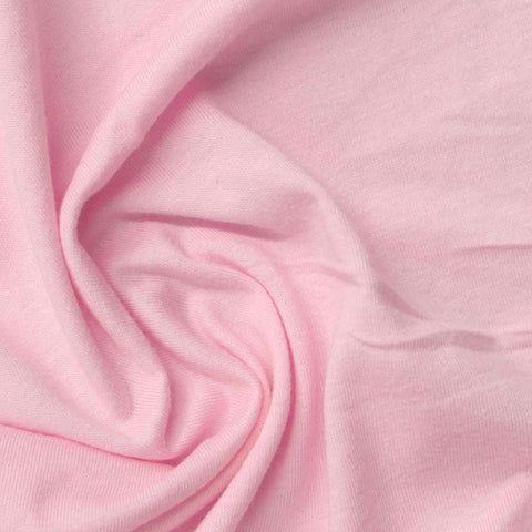100% Cotton Jersey Knit Fabric, 140 gsm, 160 cm — Pink