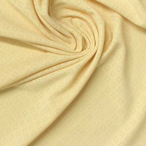 Yellow Tone-on-Tone Diamond Jacquard, Nylon
