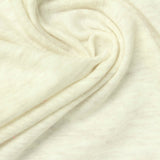 Light Off-White Marl Jersey Knit, Cotton — photo 3