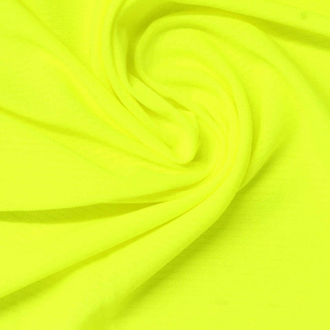 Jacquard 100% Polyester Jersey Knit Fabric, 110 gsm, 155 cm — Yellow