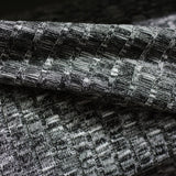 Black Heathered-Marl Rib Knit, Viscose-Poly — photo 3