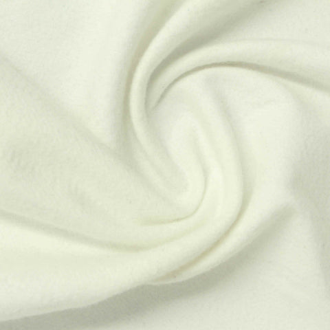 Jacquard Polyester Cotton Stretch French Terry Fabric, 290 gsm, 170 cm — Beige