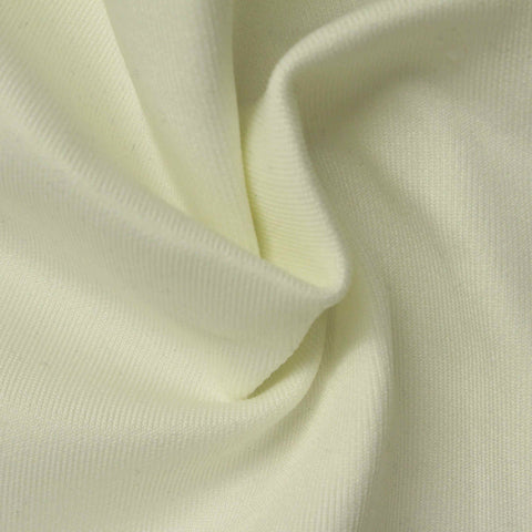 Polyester Stretch Interlock Knit Fabric, 378 gsm, 155 cm — Khaki