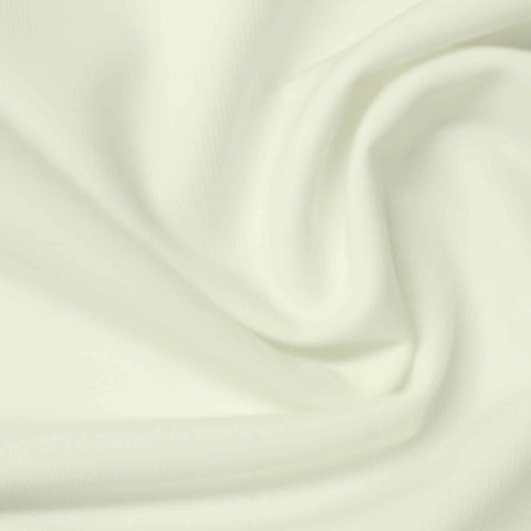 Polyester Stretch Interlock Knit Fabric, 250 gsm, 160 cm — White