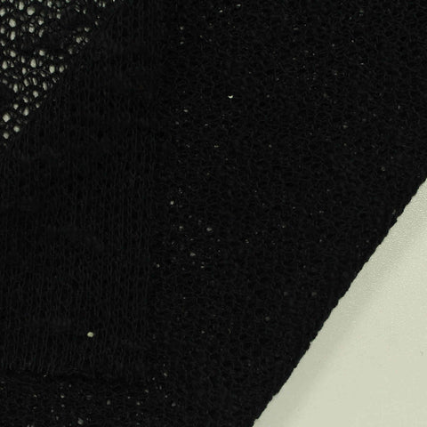 Black Abstract Jacquard, Poly-Viscose, 161 gsm