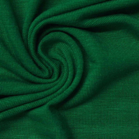 Viscose Stretch Jersey Knit Fabric, 178 gsm, 170 cm — Green