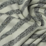 White Stripes Jersey Knit, Cotton — photo 3