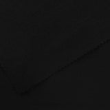 Viscose Nylon Stretch Bengaline Fabric, 230 gsm — Black — photo 3