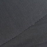 Brushed Polyester Viscose Stretch Scuba Knit Fabric, 380 gsm, 165 cm — Black — photo 3
