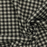 Black Check Knit, Polyester — photo 3