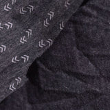 Light Grey Geometric-Chevron Scuba Knit, Poly-Cotton — photo 3
