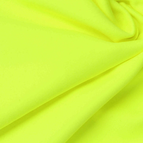Brushed Polyester Stretch Interlock Knit Fabric, 260 gsm — Green