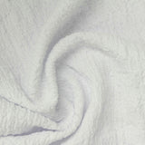 Polyester Stretch Crepe Fabric, 230 gsm, 160 cm — White — photo 3