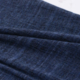 Dark Blue Tone-on-Tone Jersey Knit, Cotton-Poly — photo 3
