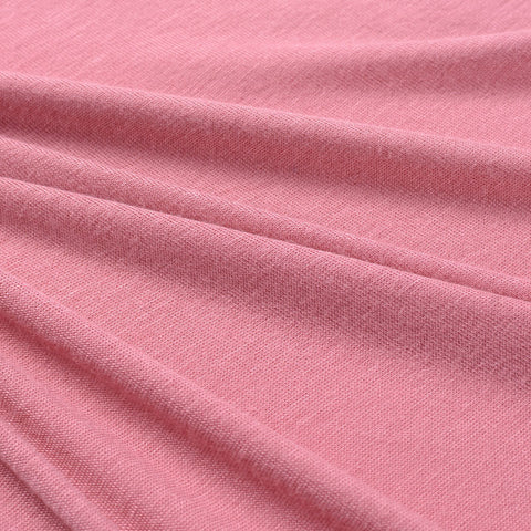 Viscose Stretch Jersey Knit Fabric, 160 gsm, 160 cm — Red