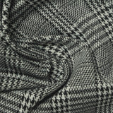 Black Houndstooth Jacquard, Polyester — photo 3