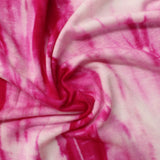 Fuchsia Abstract Jersey Knit, Viscose — photo 3
