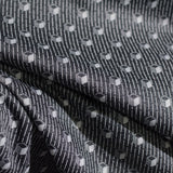 Grey Vertical-Line Jacquard, Poly-Viscose — photo 3