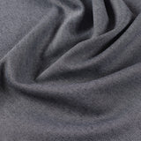 Grey Vertical-Stripe Interlock Knit, Polyester — photo 3