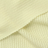 Polyester Viscose Stretch Rib Knit Fabric, 218 gsm, 160 cm — Yellow — photo 3