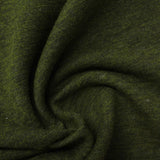 Dark Green Marl French Terry, Poly-Cotton — photo 3