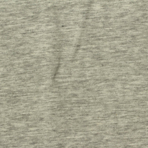 Light Grey Heather Jersey Knit, Cotton-Poly, 160 gsm, 172 cm