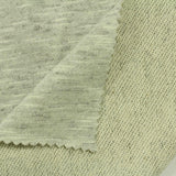 Light Green Marl French Terry, Poly-Cotton — photo 3
