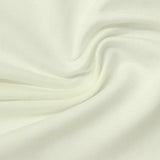 Cotton Polyester Stretch Denim Fabric, 250 gsm, 195 cm — White — photo 3
