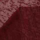 Burgundy Dots Jersey Knit, Polyester — photo 3