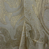 Gold Floral Jacquard, Poly-Viscose — photo 3