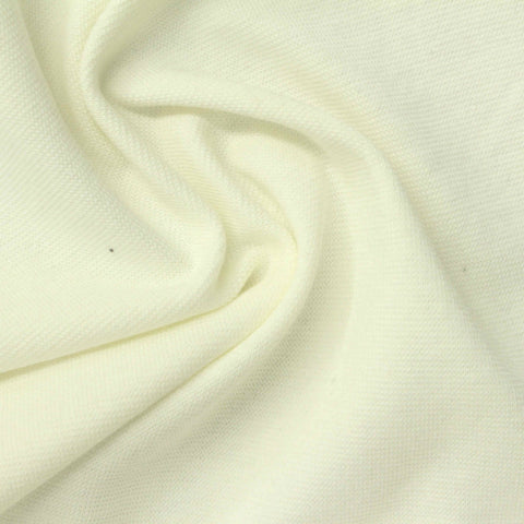 Cotton Stretch Rib Knit Fabric, 250 gsm, 165 cm — Beige