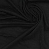 Viscose Stretch Jersey Knit Fabric, 215 gsm, 160 cm — Black — photo 3
