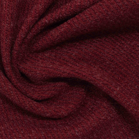 Burgundy Marl Mesh, Polyester