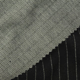 White Chevron Interlock Knit, Poly-Viscose — photo 3