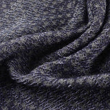 Dark Grey Textured-Grid Chunky Knit, Cotton-Poly — photo 3