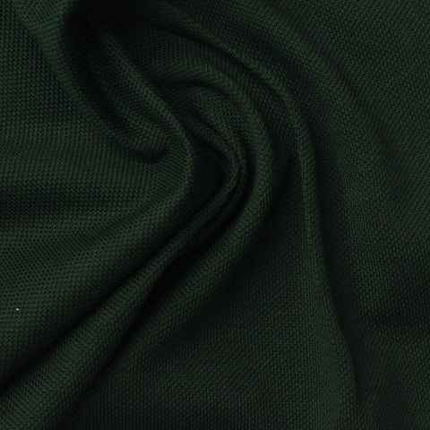 100% Cotton Piqué Knit Fabric, 194 gsm, 180 cm — Green
