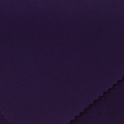 Viscose Nylon Stretch Ponte Knit Fabric, 420 gsm, 160 cm — Purple